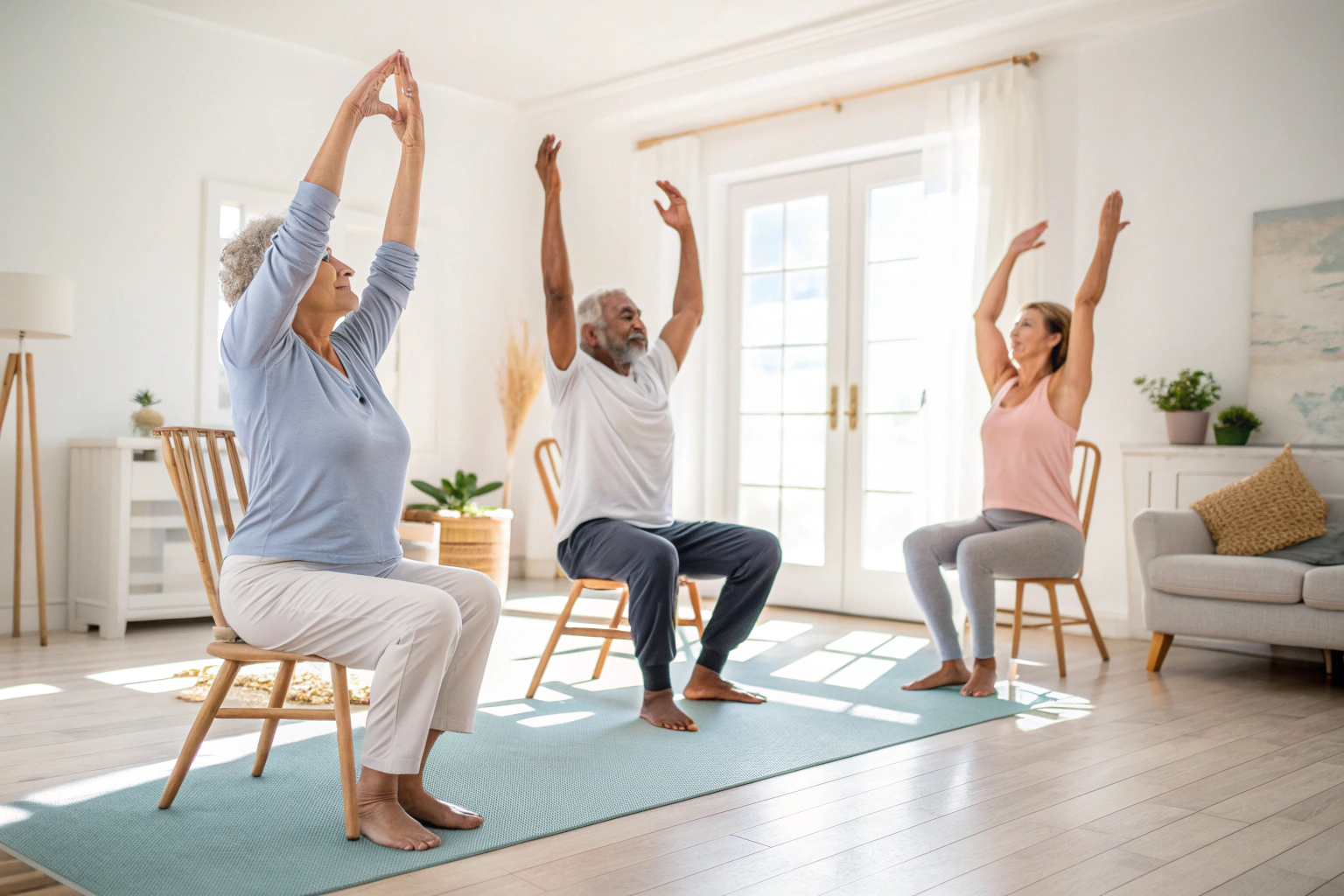 Chair Yoga for Weight Loss: Effective Seated Exercises to Burn Calories and Tone Your BodyRetry